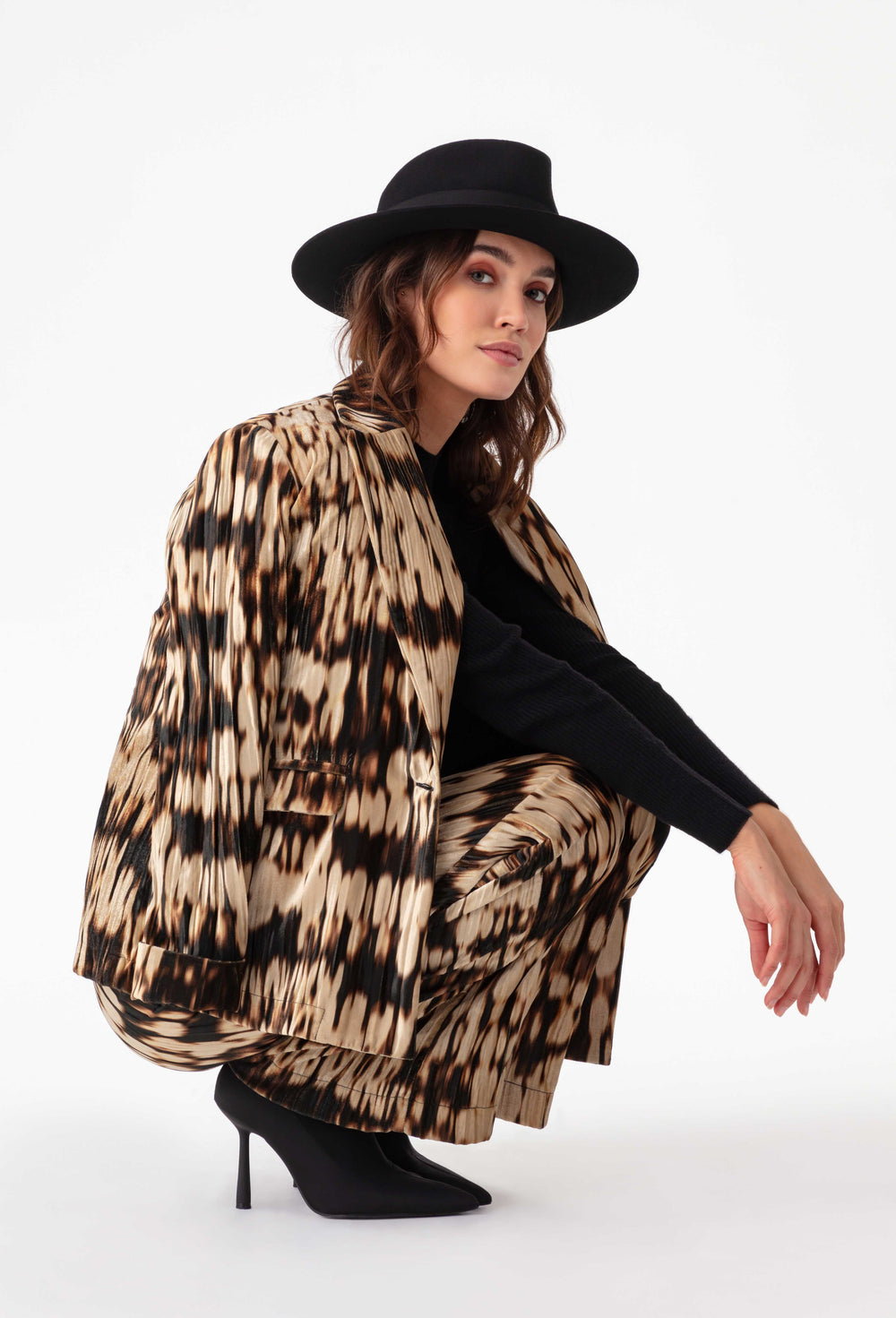 Veste de blazer Emani en velours 2