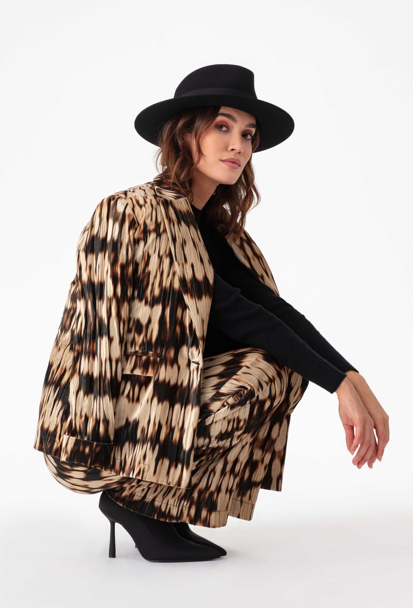 Veste de blazer Emani en velours 2