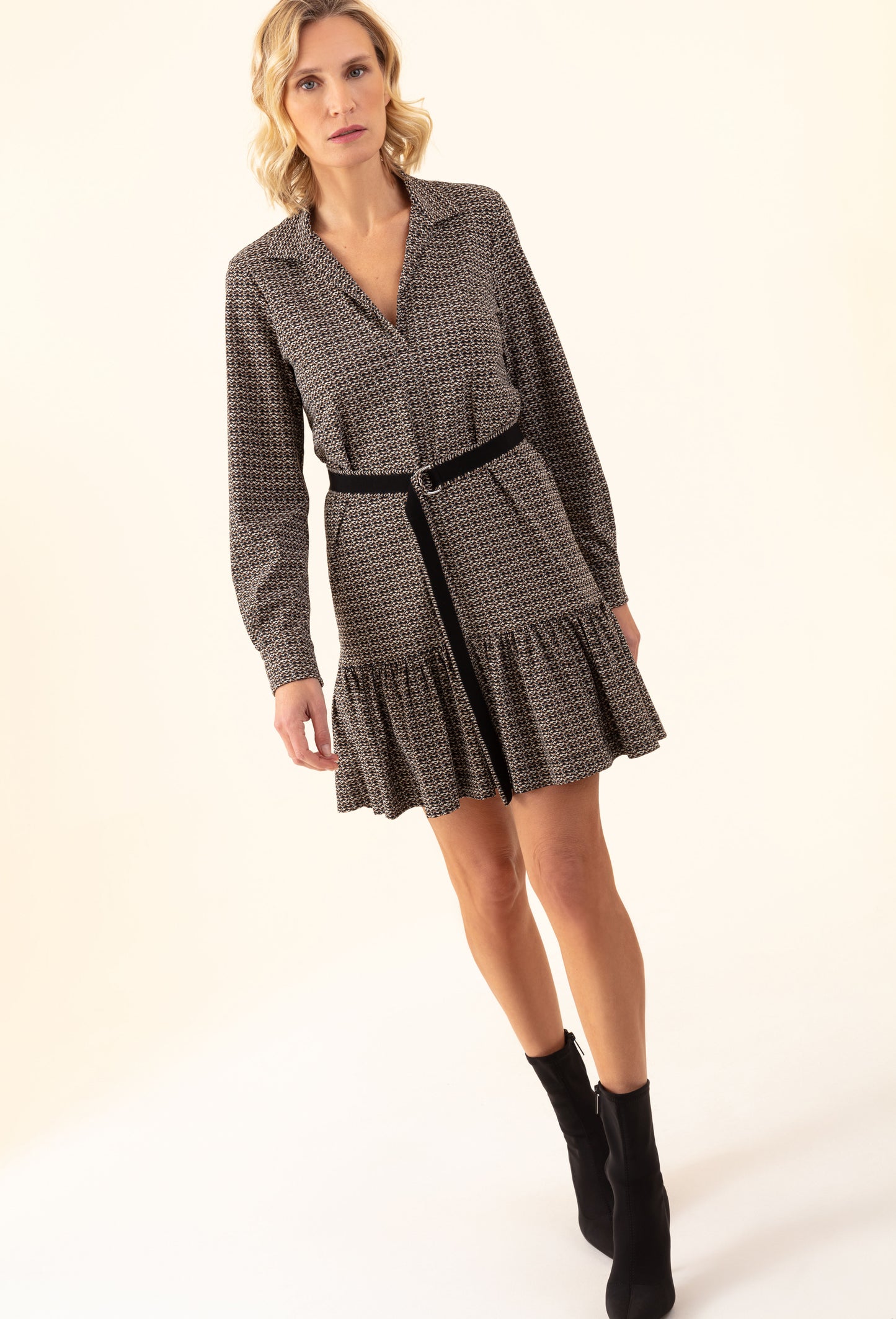 Robe + Ceinture Vicky en jersey technique 2