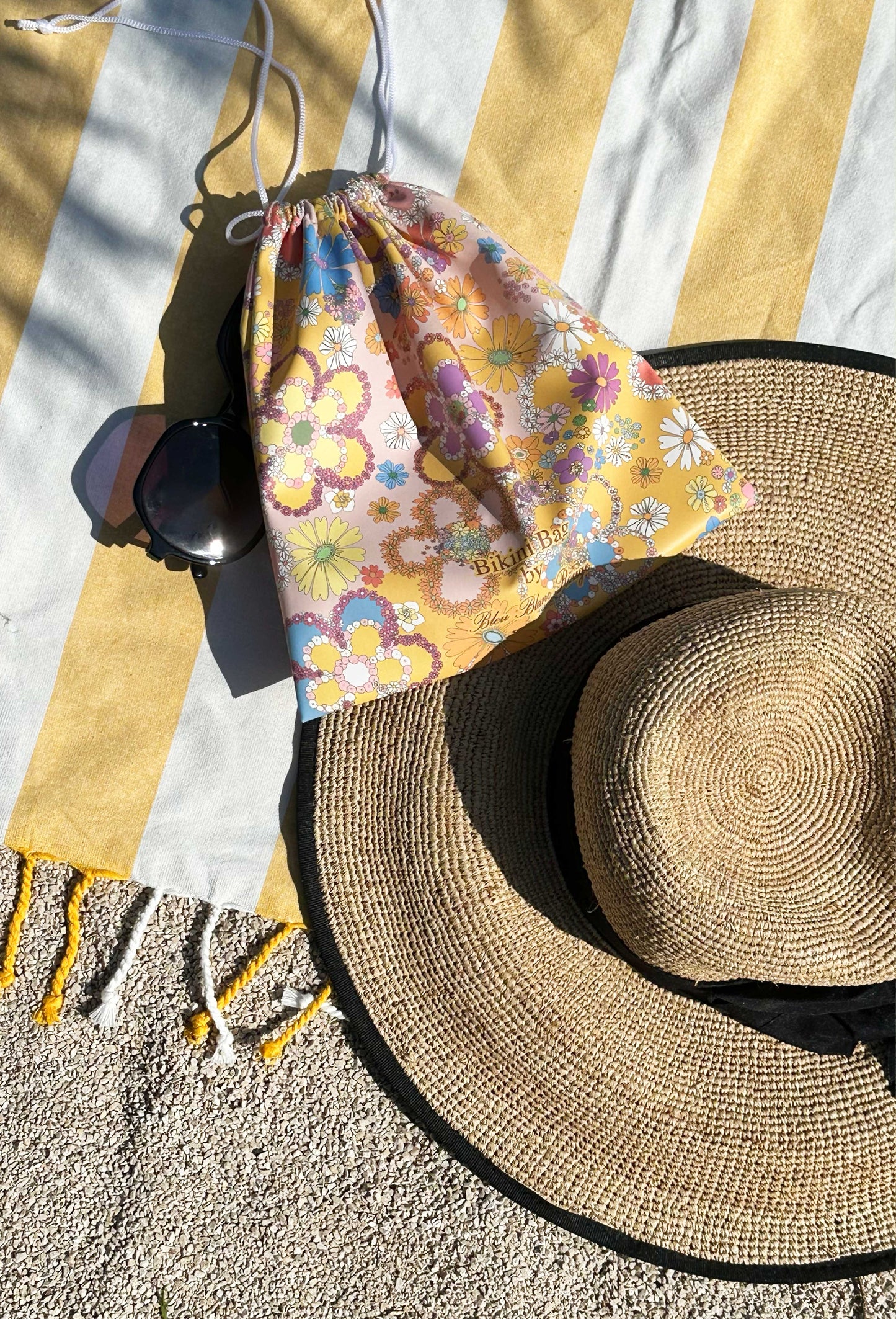 Bikini Bag Pampelonne fleuri 1