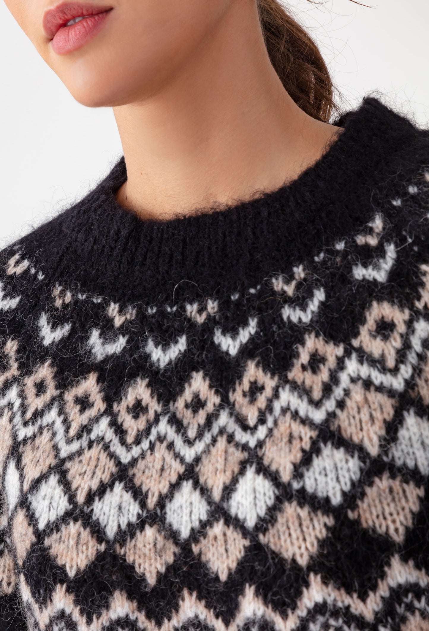 Pull col rond Malia en laine 2