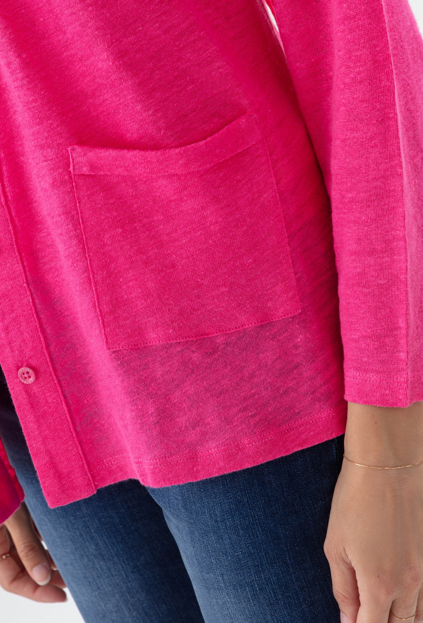 Gilet Divinité rose 2