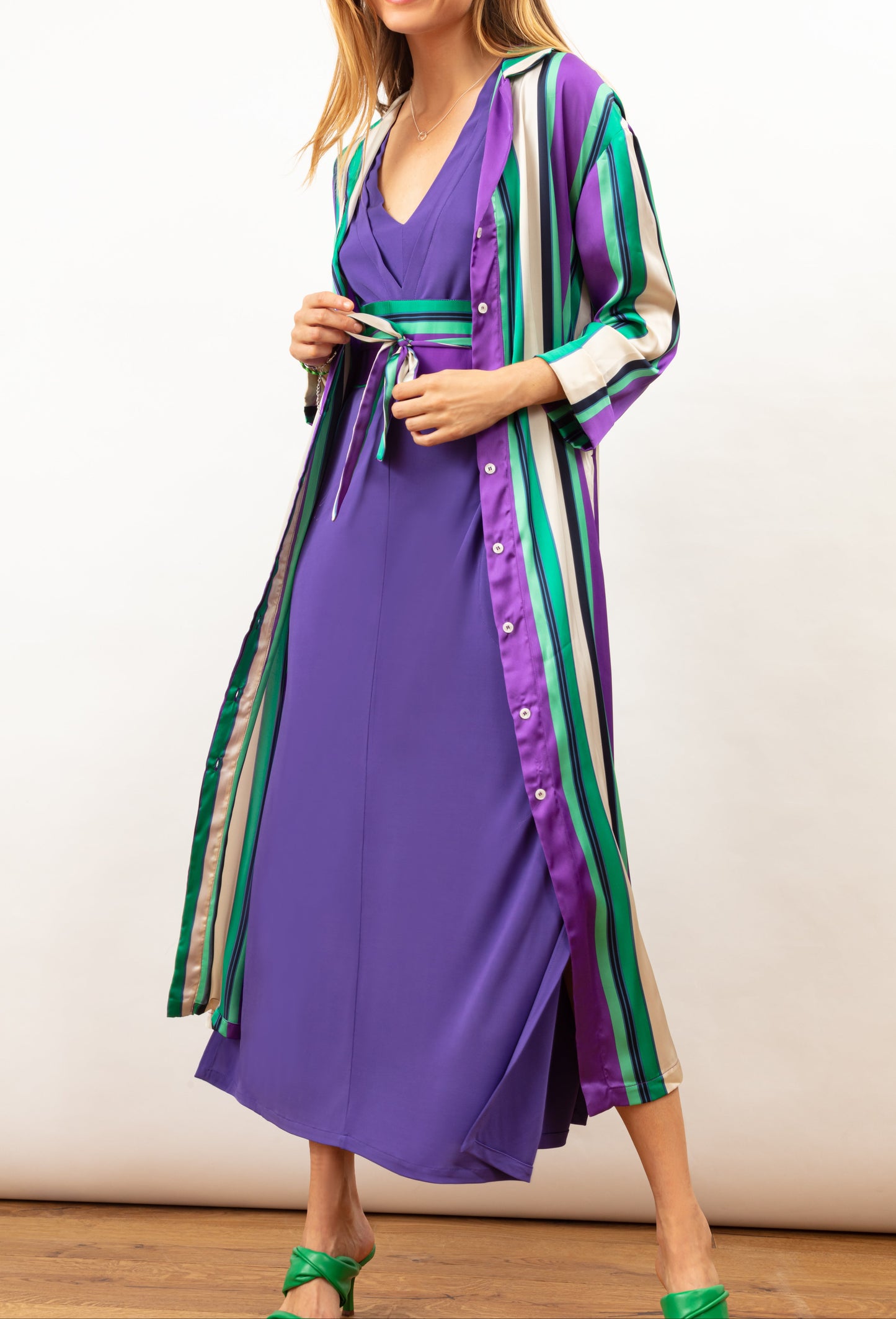 Robe-chemise + Ceinture Ambre 1