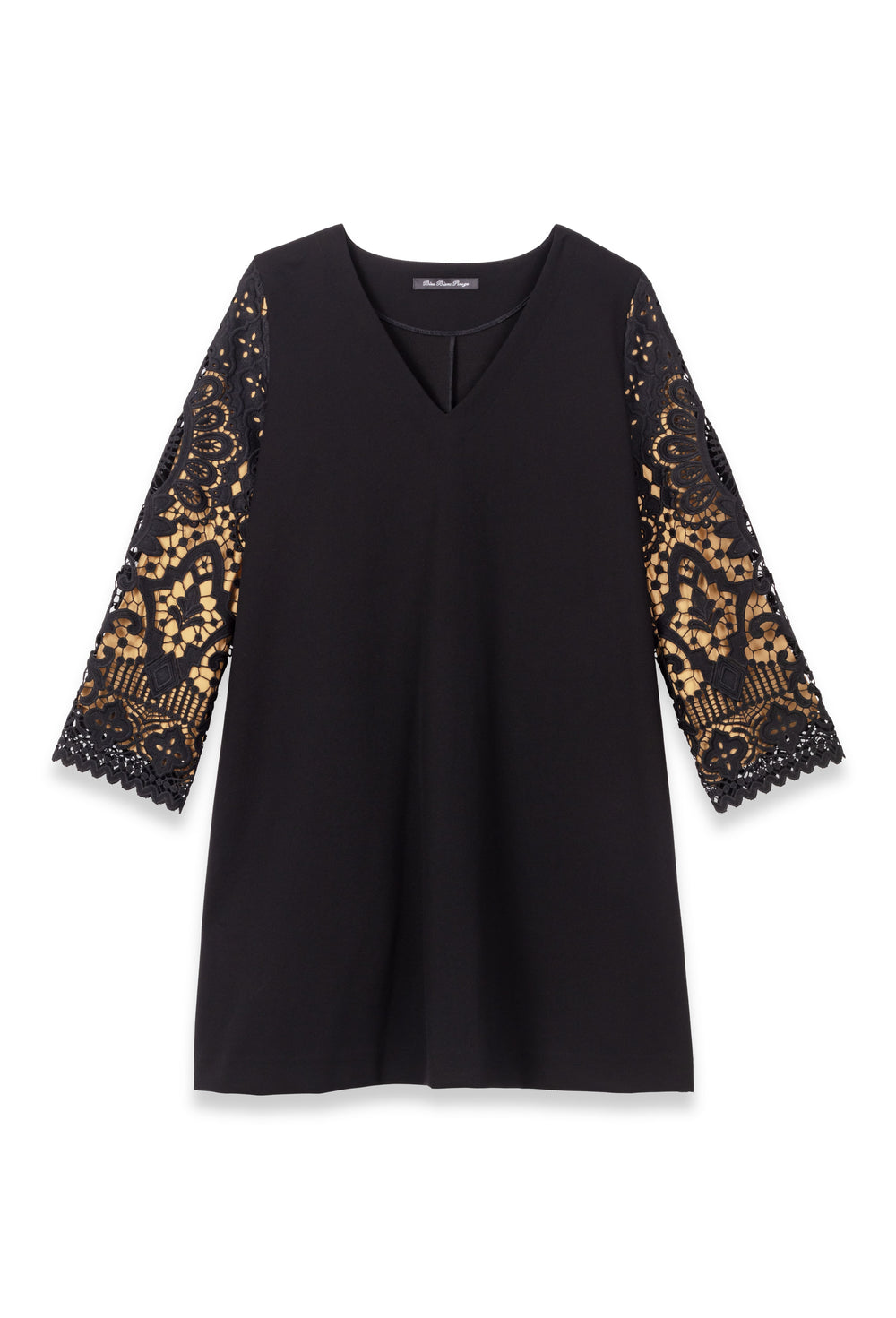 Robe droite Hind bi-matière 2