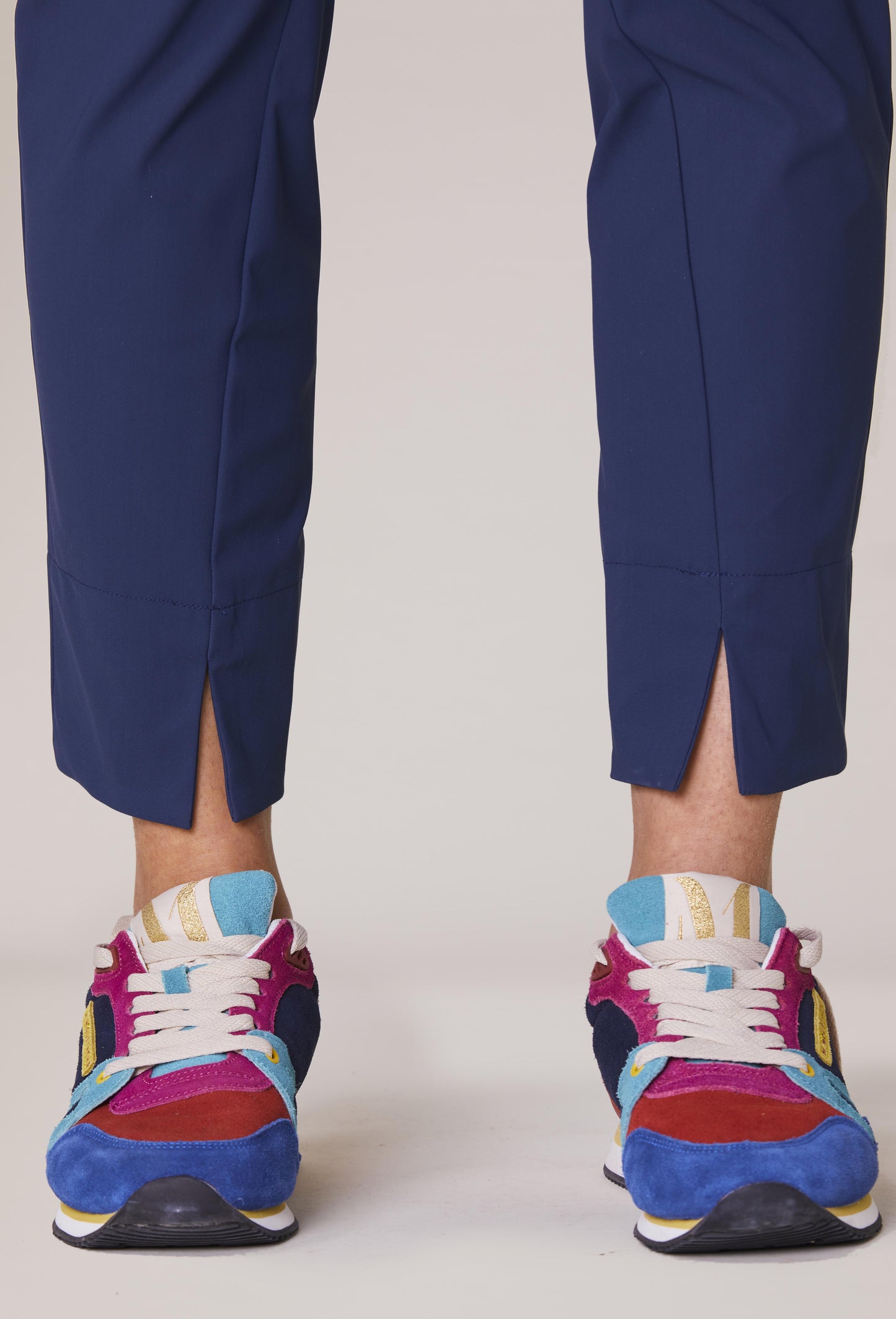 Pantalon+Chainette en jersey technique Zola bleu 4