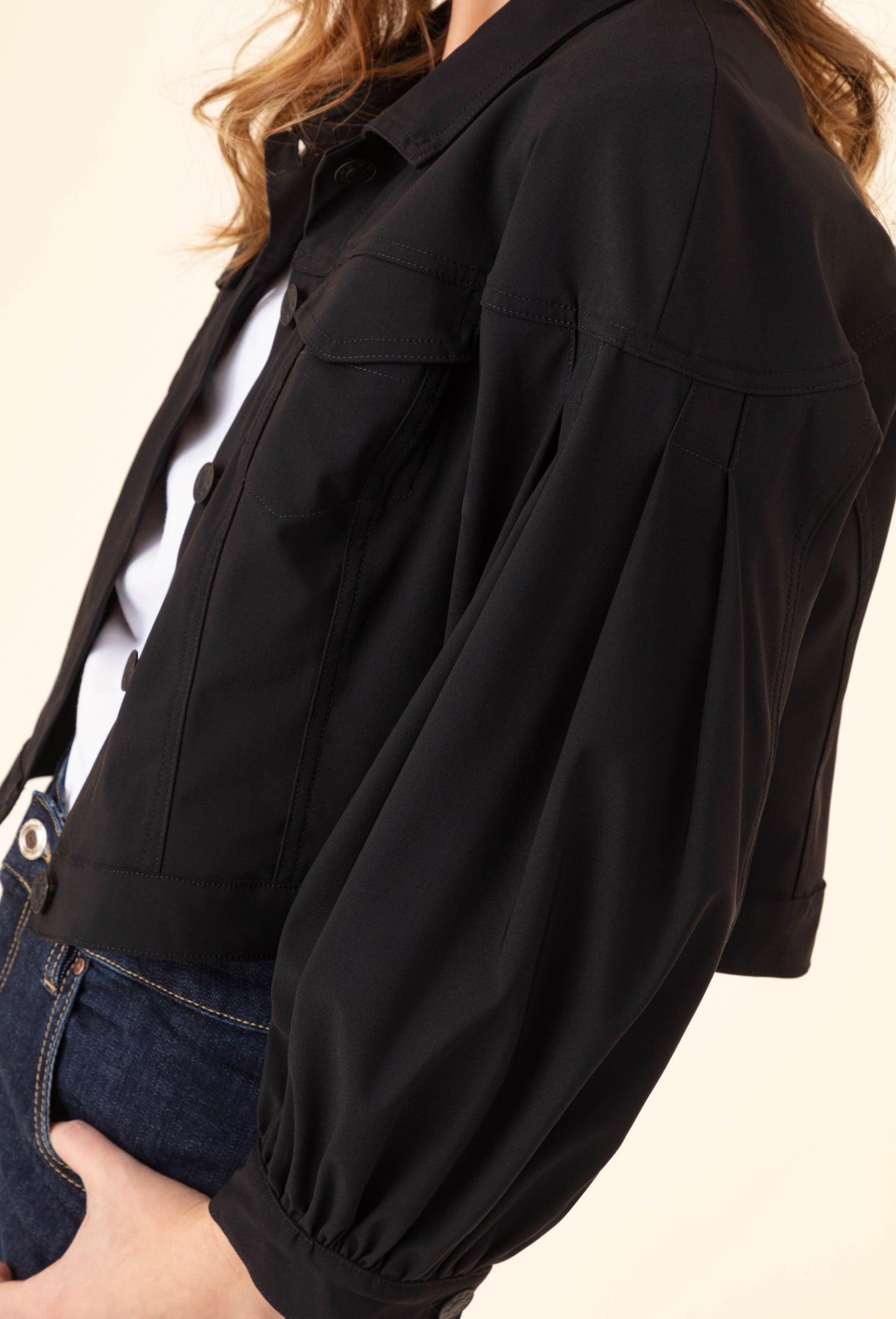 Blouson Promesse en jersey technique noir 3