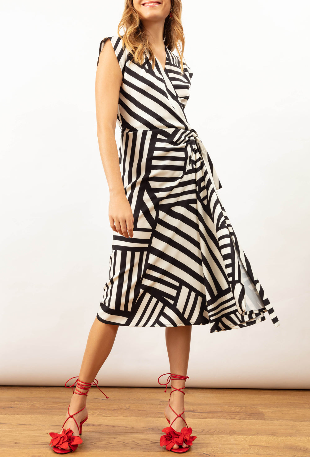 Robe Donatella à rayures 1