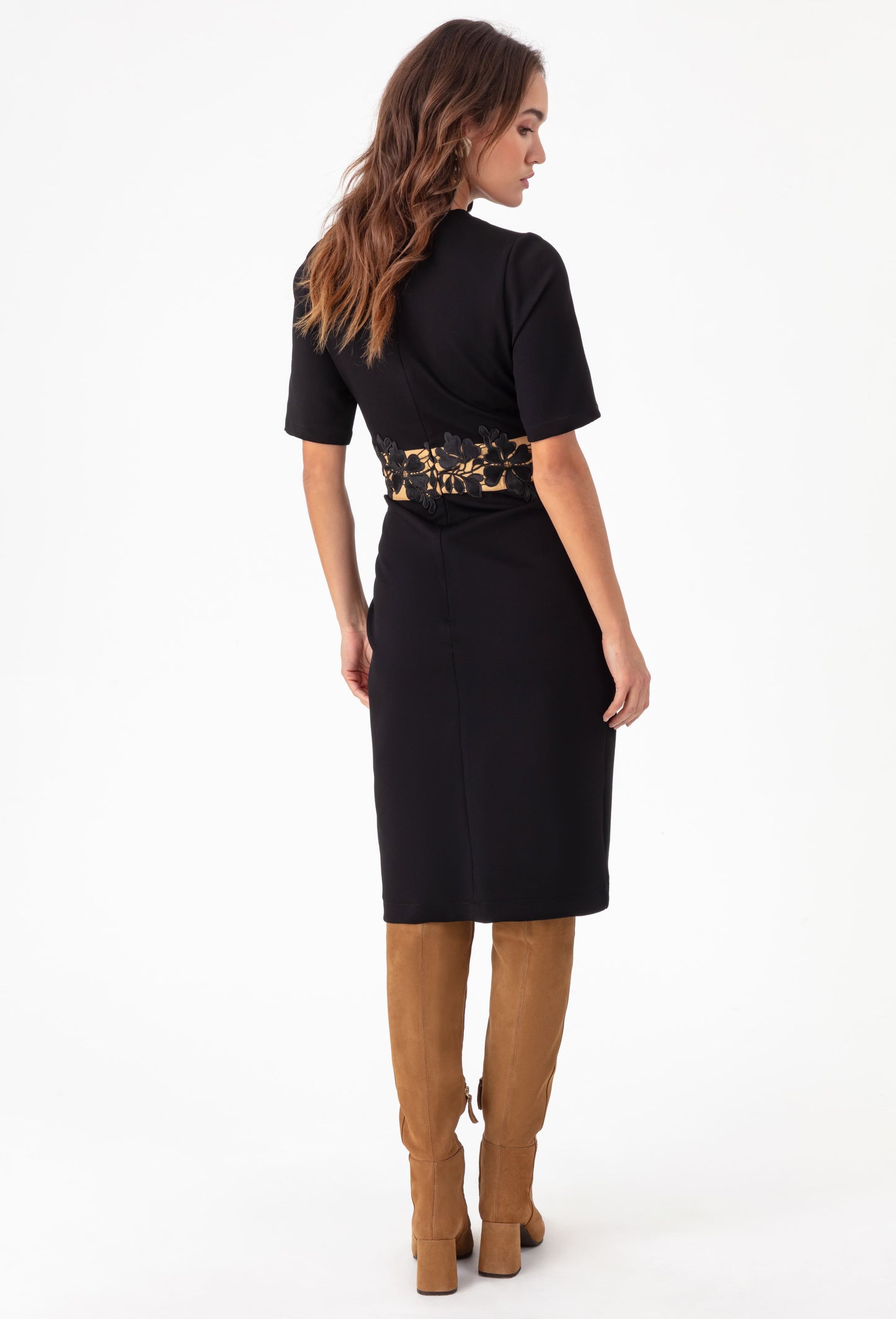 Robe portefeuille Inora noire 4