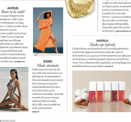 INDIES dans ELLE – Mode circulaire et vestiaire féminin à l’honneur