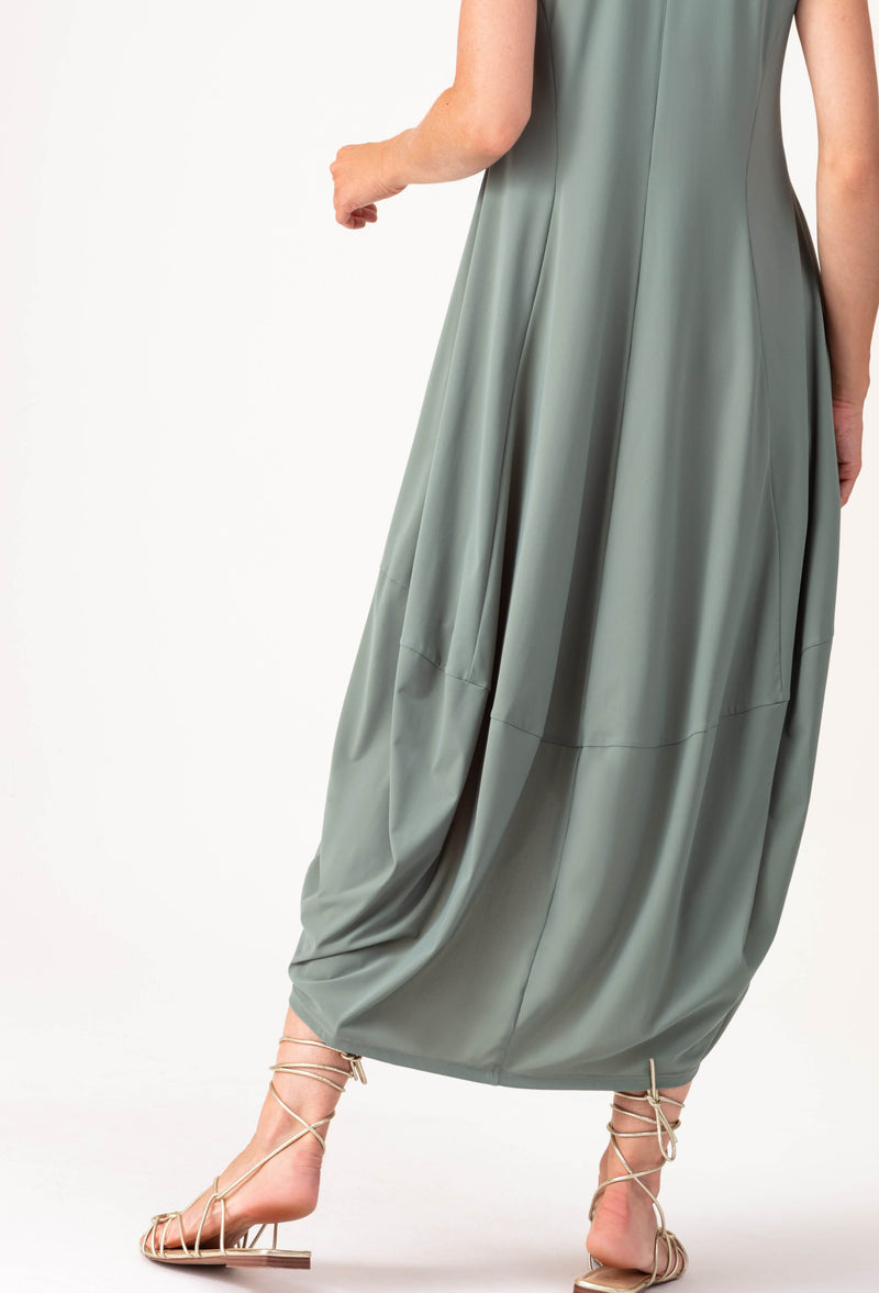 Robe Paola argile en jersey technique