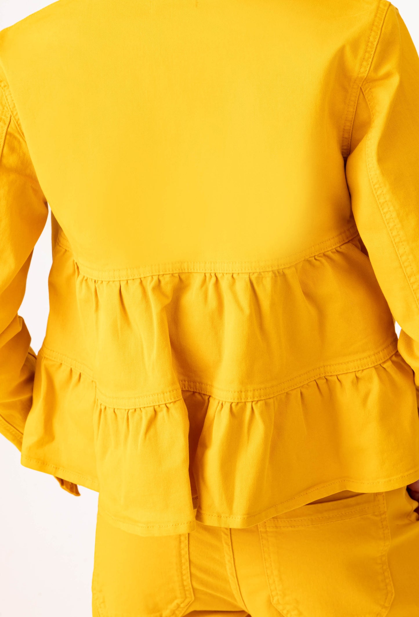 Pablo yellow cotton jacket