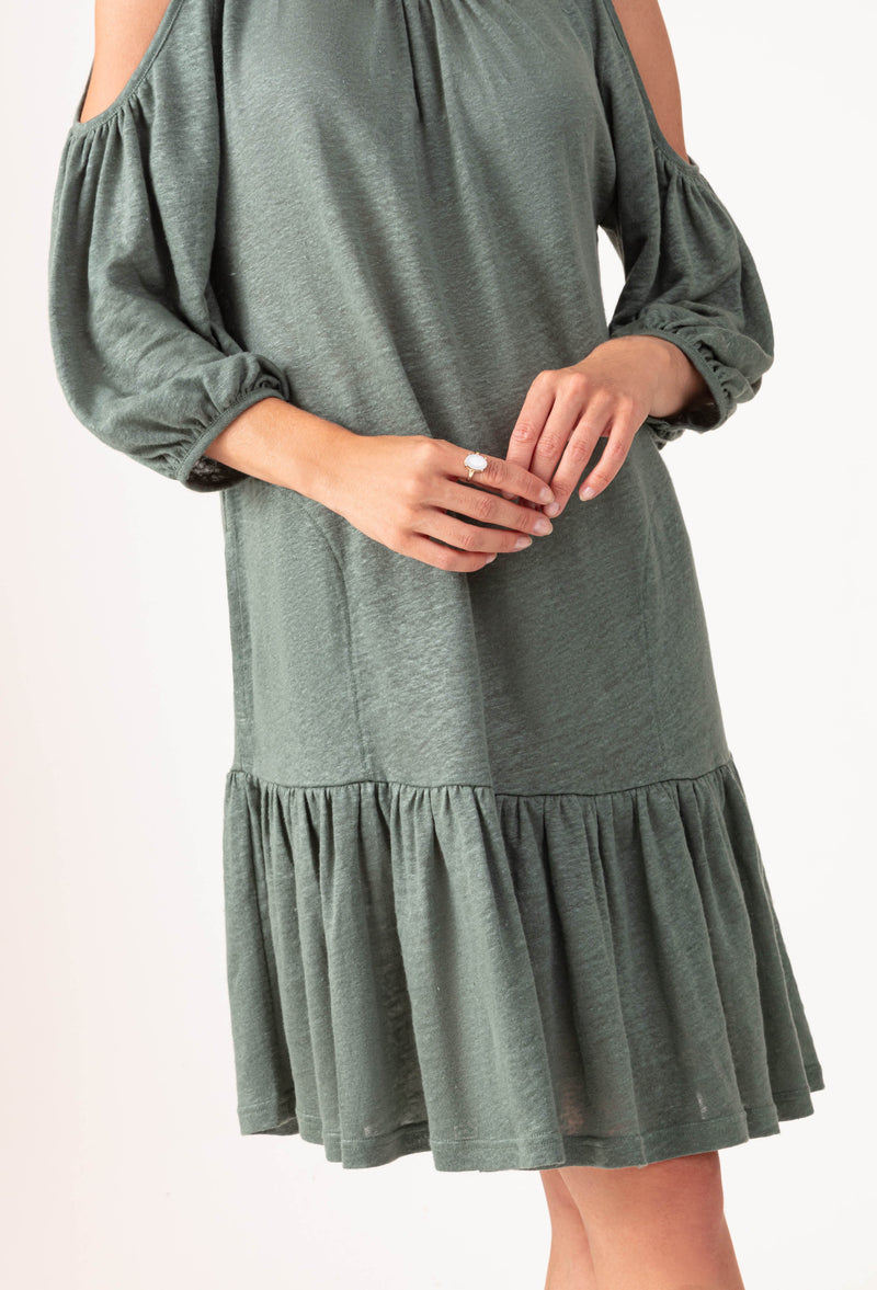 Robe Angele argile 100% lin