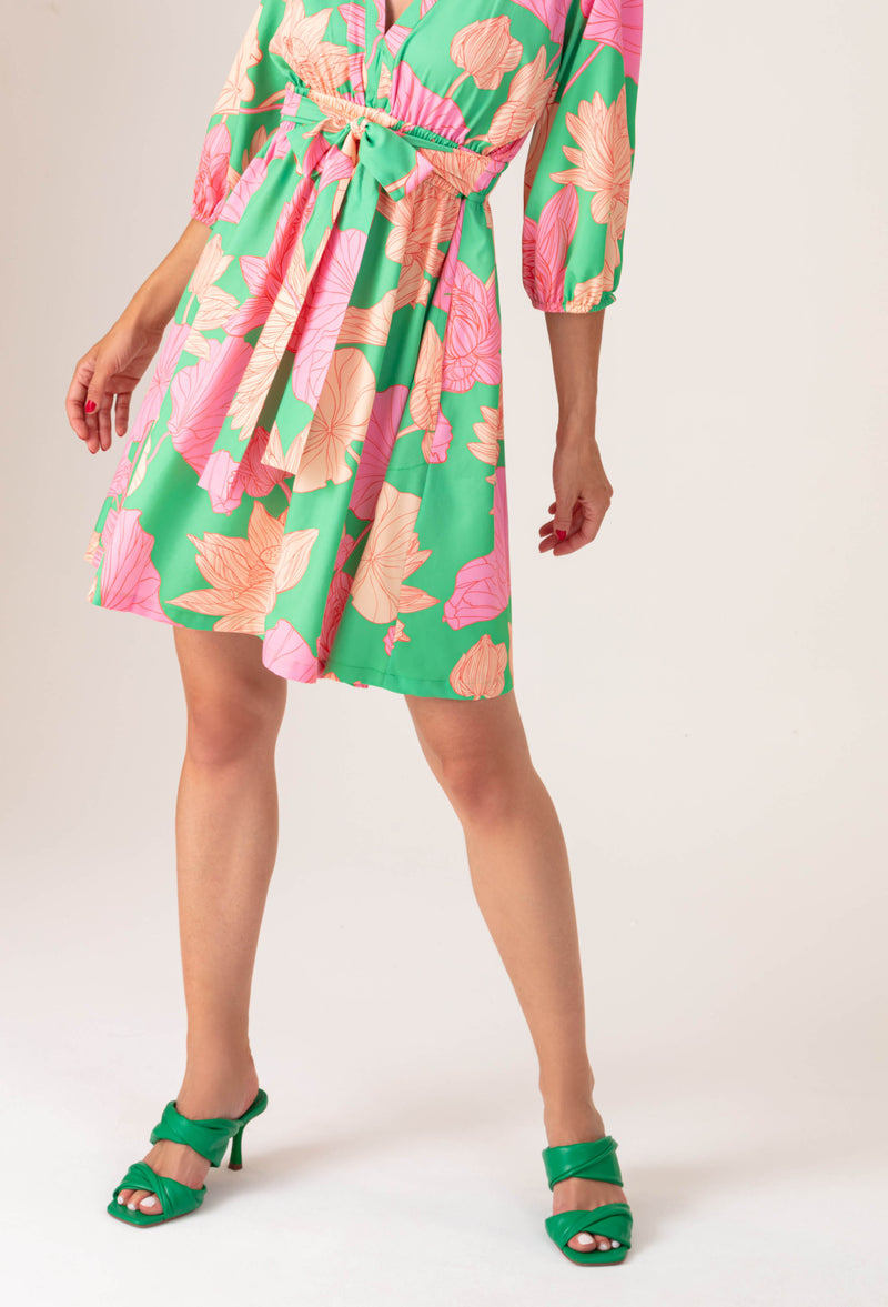 Robe Josephine imprimé fleuri