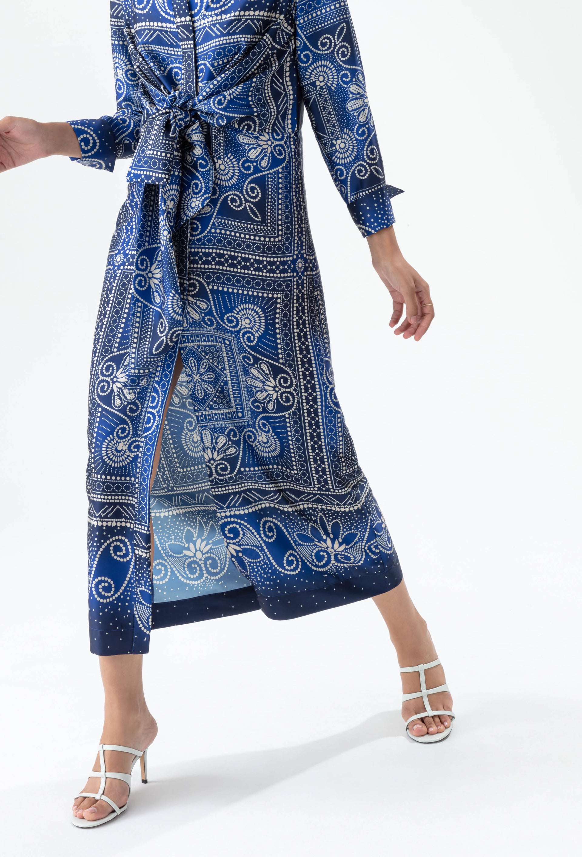 Vanessa scarf print dress | INDIES