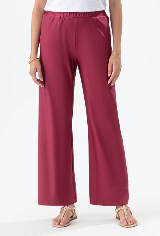 Pantalon large Hera cherry 3