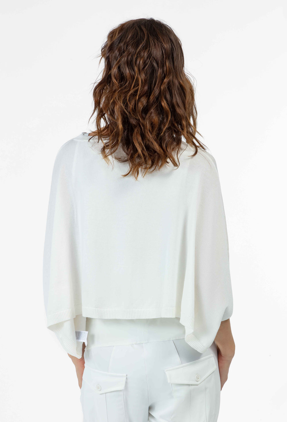 Pull oversize Flora blanc 3