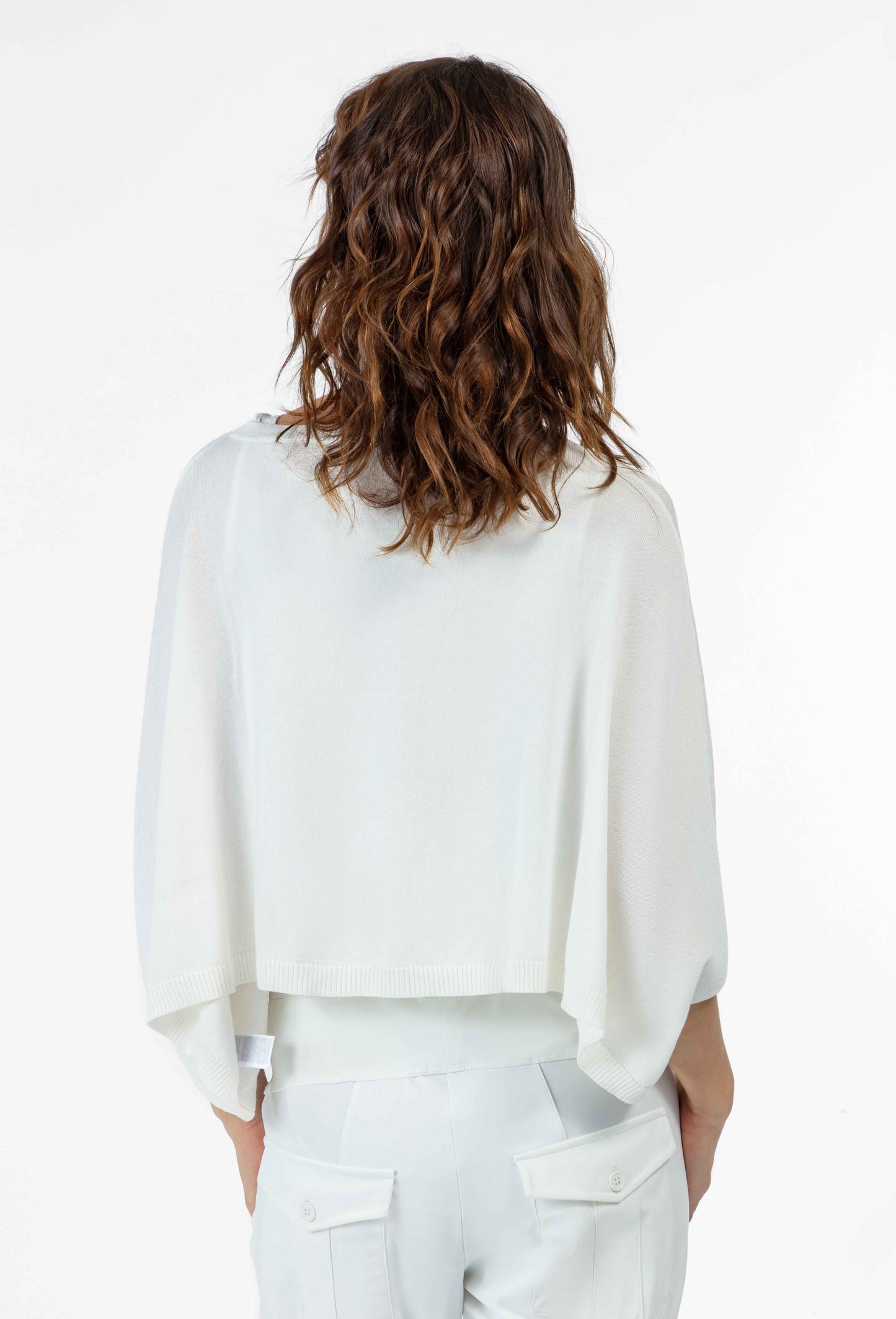 Pull oversize Flora blanc 3