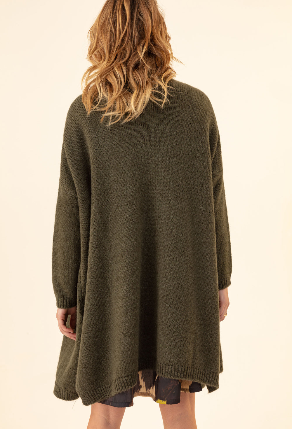 Gilet Isaac kaki 20% laine 2