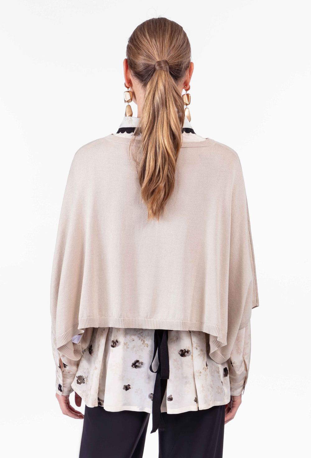 Pull oversize Flora beige 3