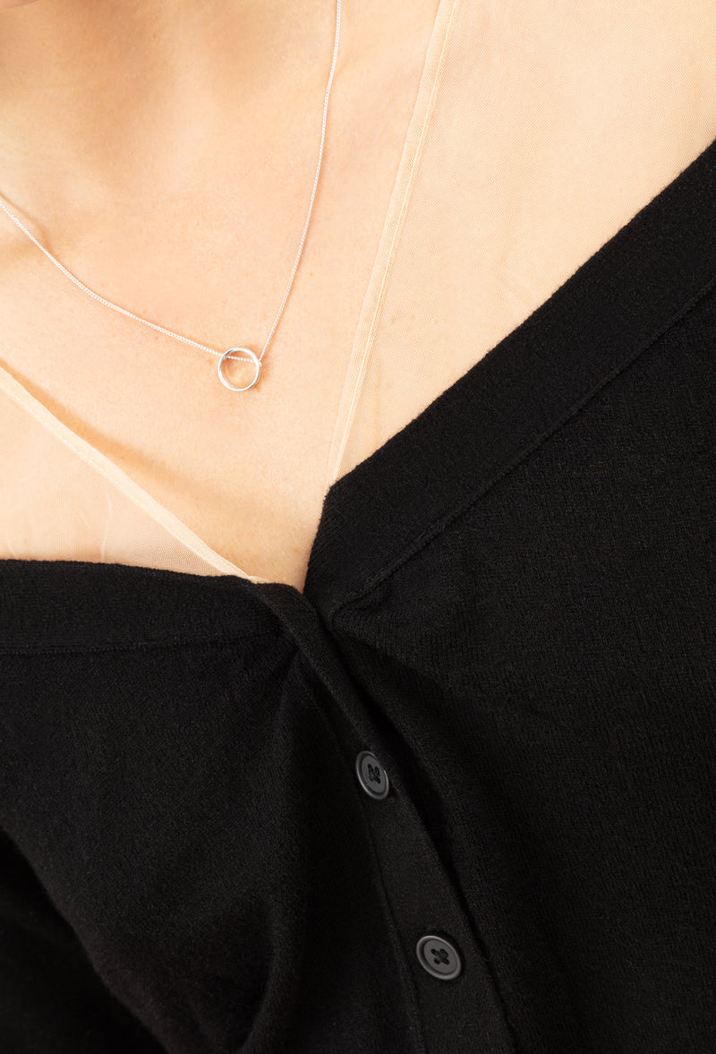 Pull Gary noir en laine 3