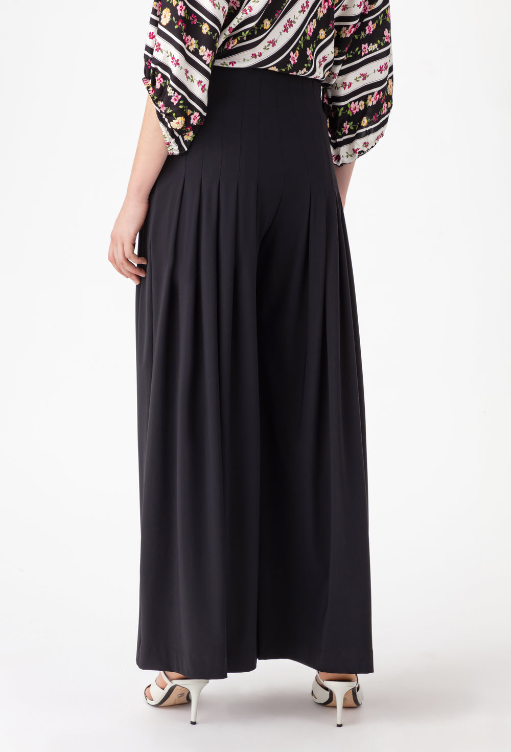 Pantalon large en jersey technique noir Sora 5