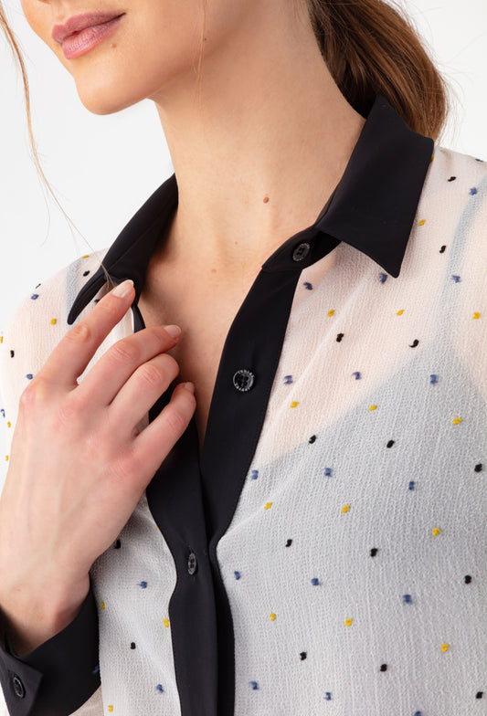 Chemise Ysee à plumetis 2