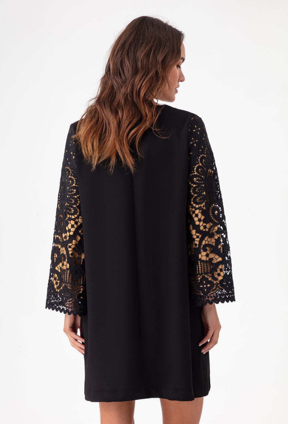 Robe droite Hind bi-matière 4
