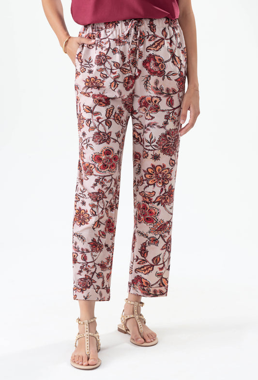 Pantalon Eternité  imprimé blossom en jersey technique 2