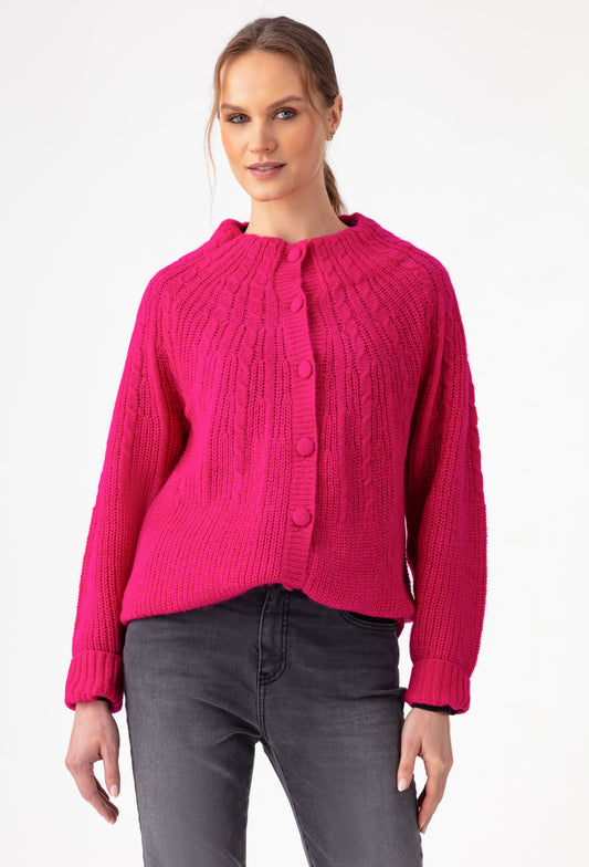 Gilet Elise rose en alpaga 1