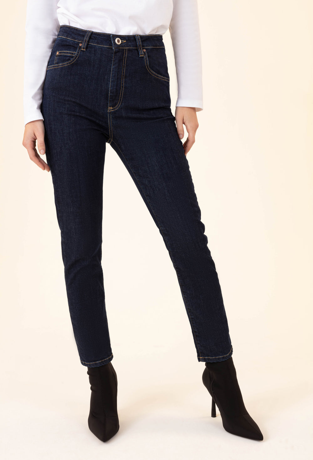 Jean Cherry en coton bleu jean 2