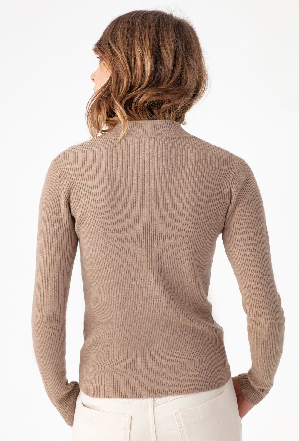 Pull Talitha beige en laine 3