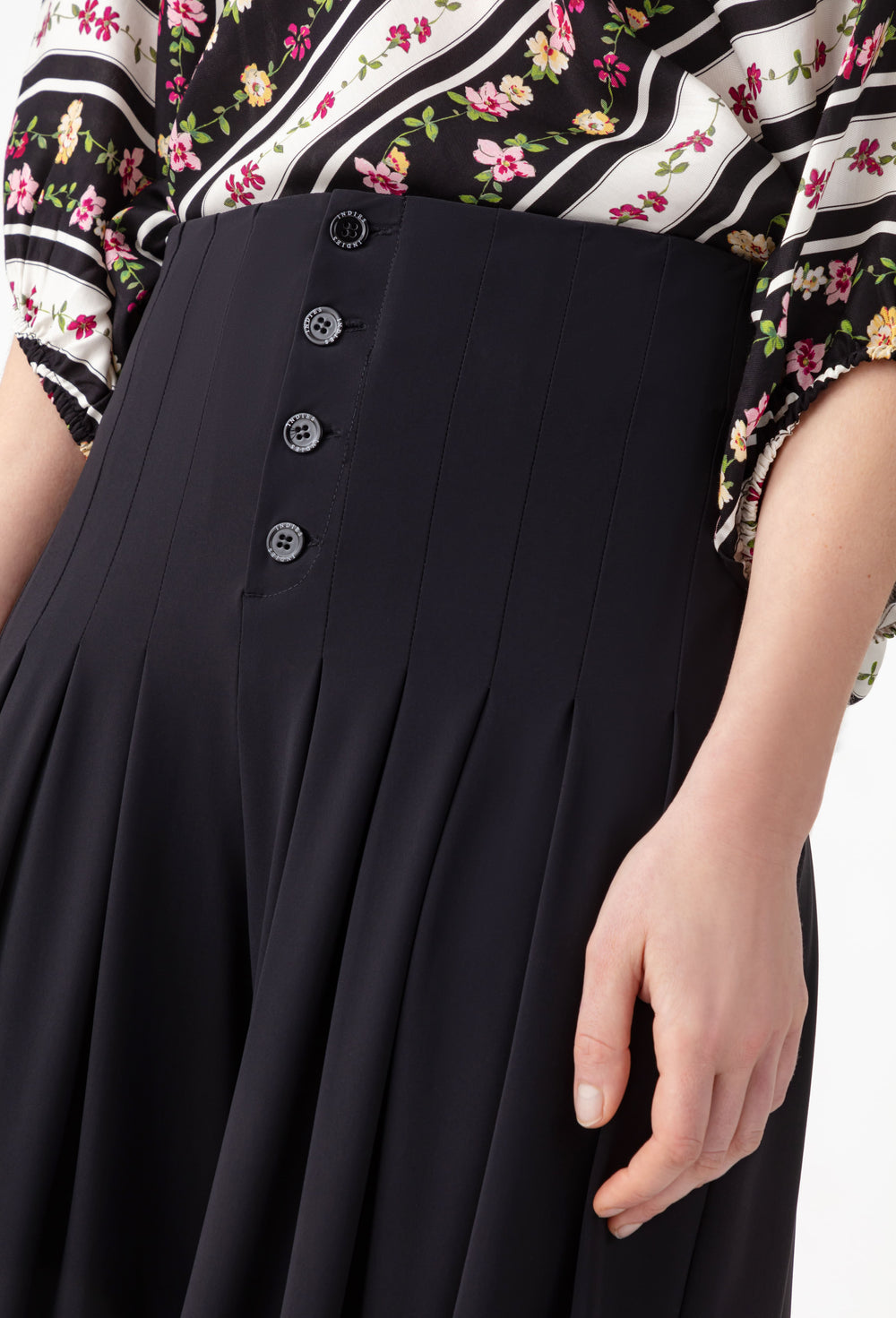Pantalon large en jersey technique noir Sora 4
