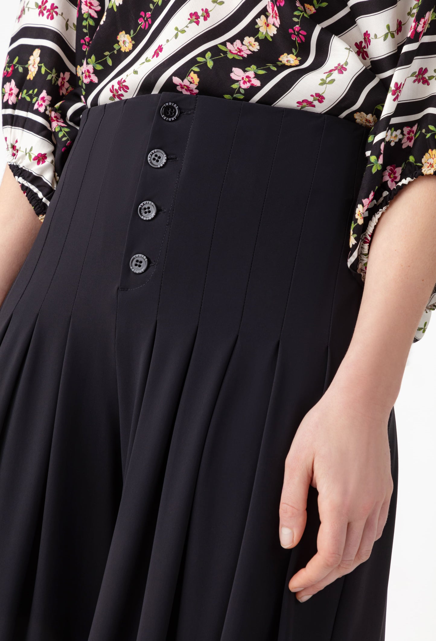 Pantalon large en jersey technique noir Sora 4