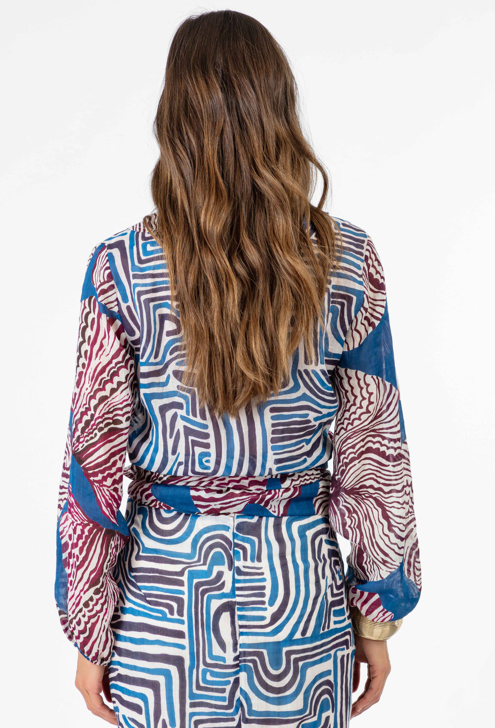 Blouse cache-coeur Gaby en ramie 5