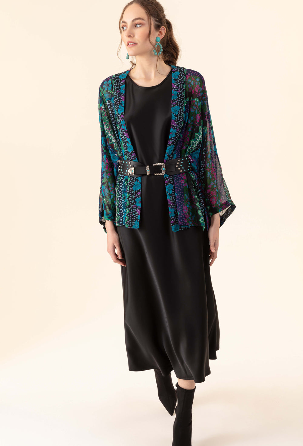 Mode éthique : Kimono femme fait main | soie | coton naturel Mode éthique : Kimono femme fait main | soie | coton naturel