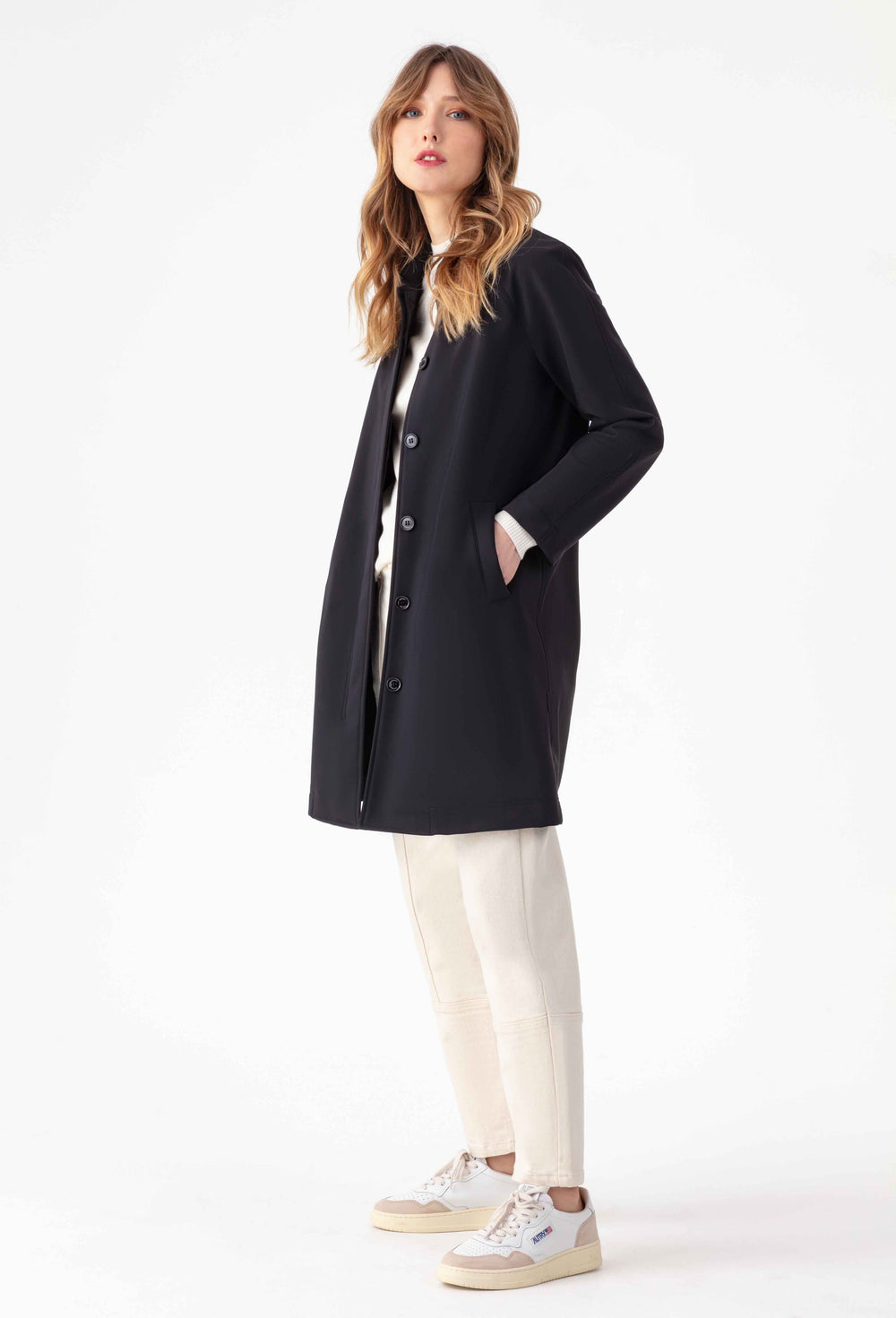 Veste imperméable Solea en jersey technique noir 7