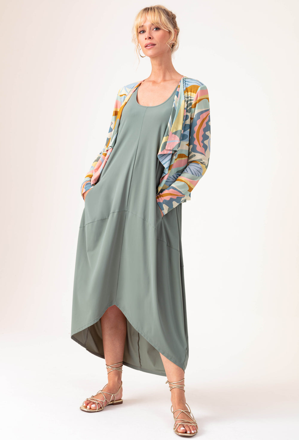 Gilet Aurora imprimé Venise 3