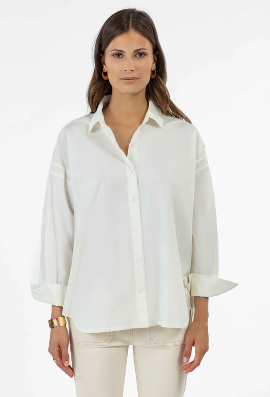 Chemise oversize Charlie blanc 1