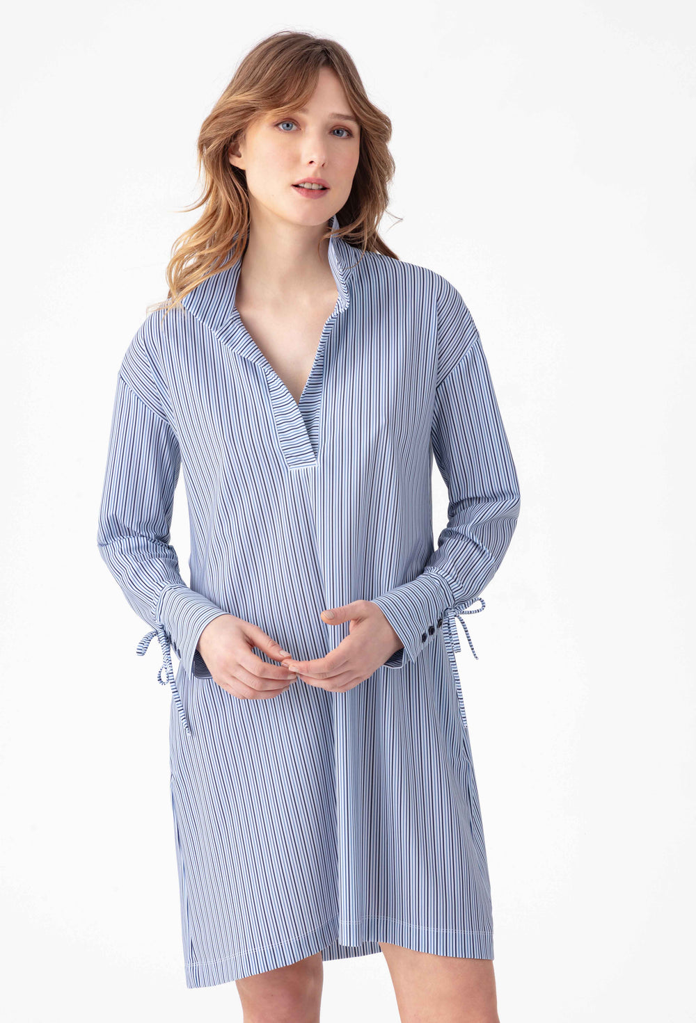 Robe chemise à rayures Cristal 5