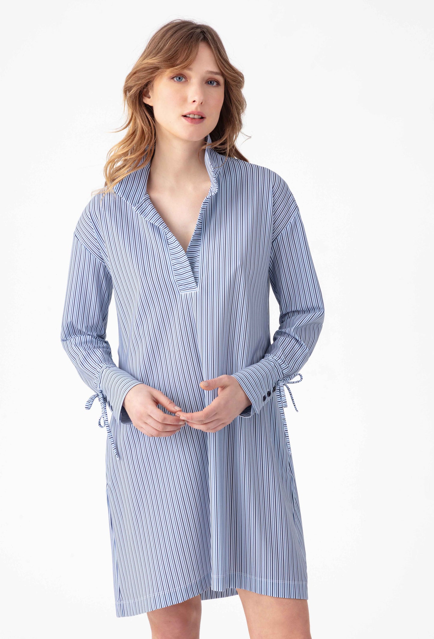 Robe chemise à rayures Cristal 5