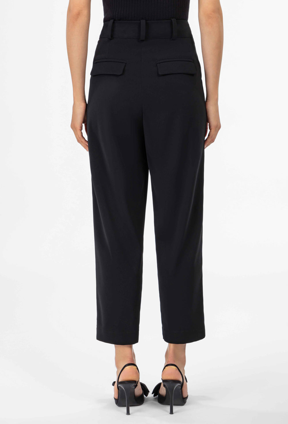 Pantalon carotte Clark noir 5
