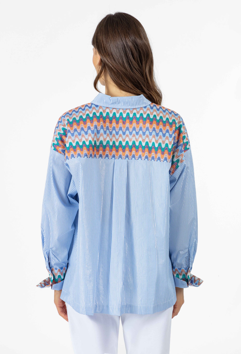 Chemise oversize Edvin rayée 4