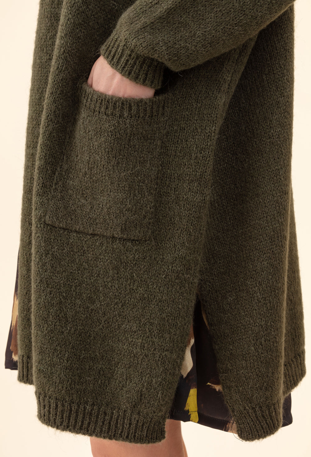 Gilet Isaac kaki 20% laine 5
