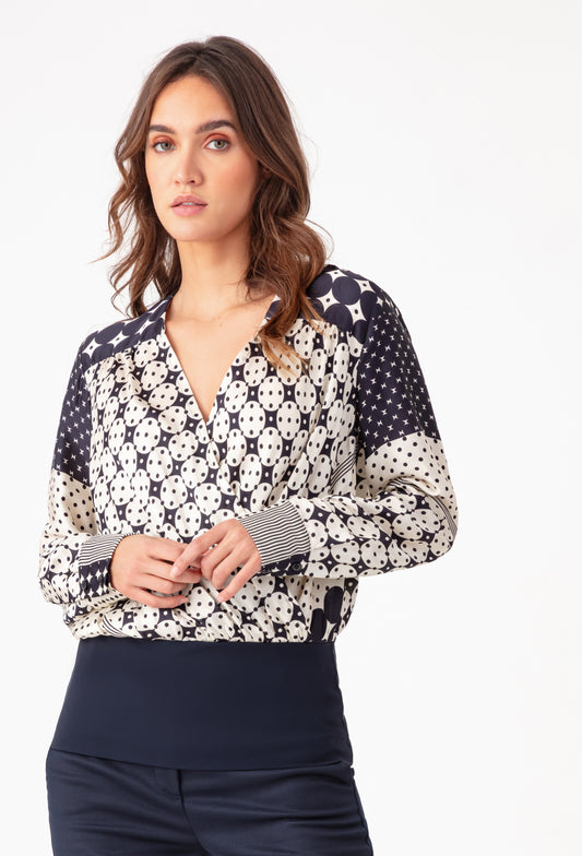 Blouse imprimée Barbara 1