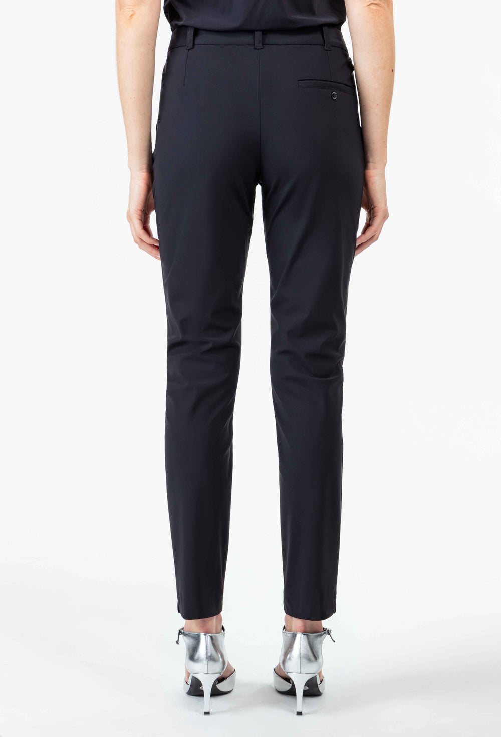 Pantalon Pony Noir En Jersey Technique 4