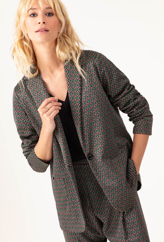 Veste Safia arlequin brillante 6
