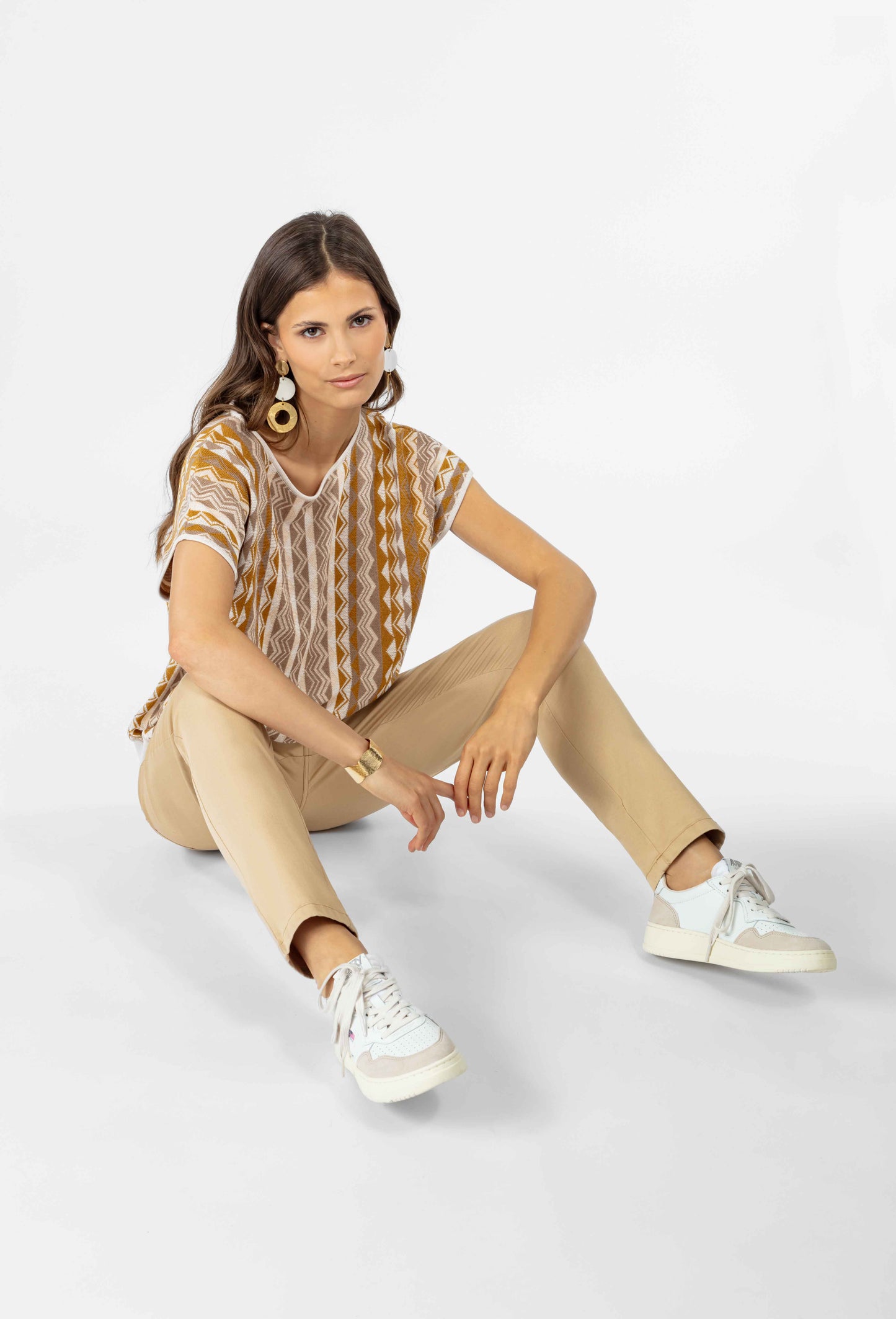 Pantalon Zach en coton beige 5