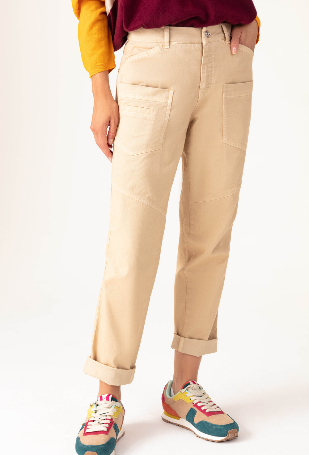 Pantalon Hibiscus en coton 1