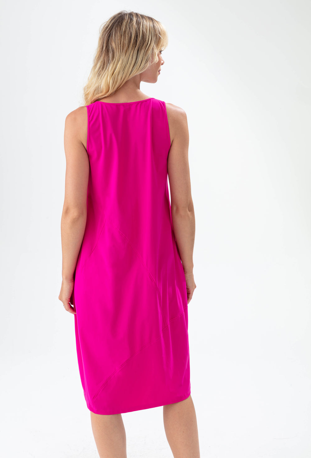 Robe Météor fuchsia en jersey technique 4