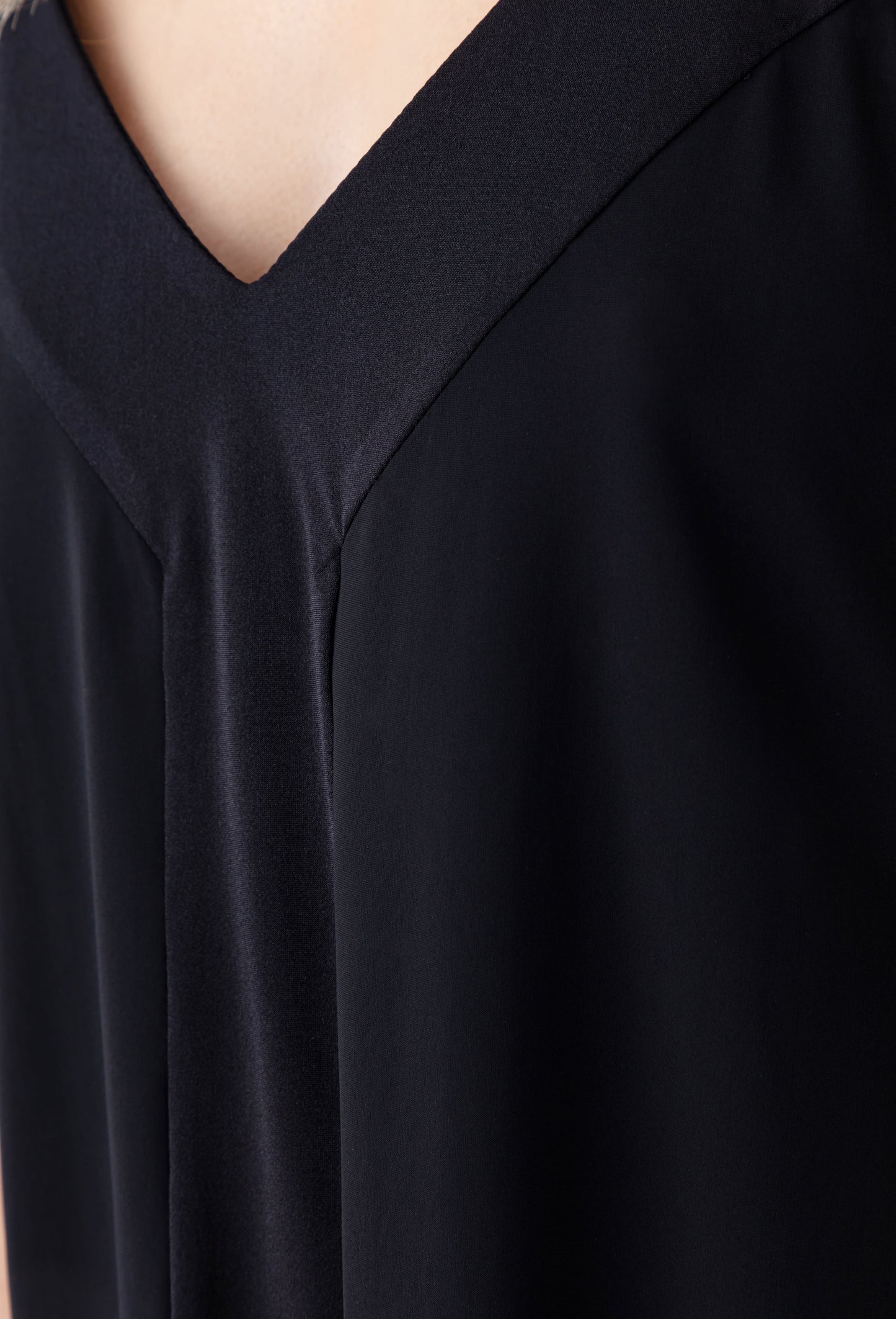 Robe longue Chloé en jersey technique noir 2